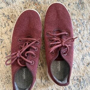 Allbirds Knit Sneaker in Deep Burgundy